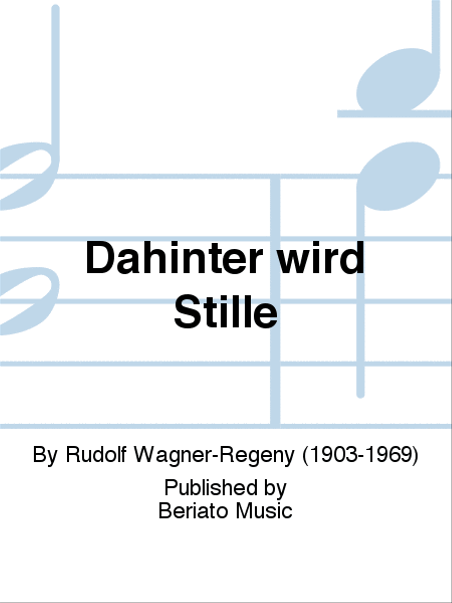 Dahinter wird Stille Dahinter wird Stille Medium Voice scores gallery preview page 1