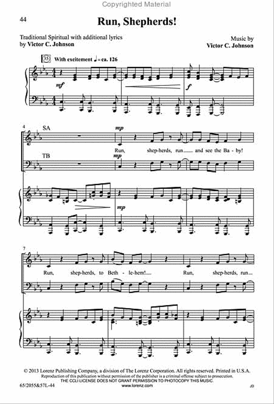 Bethlehem's Child - SATB Score with Performance CD 4-Part scores gallery preview page 17