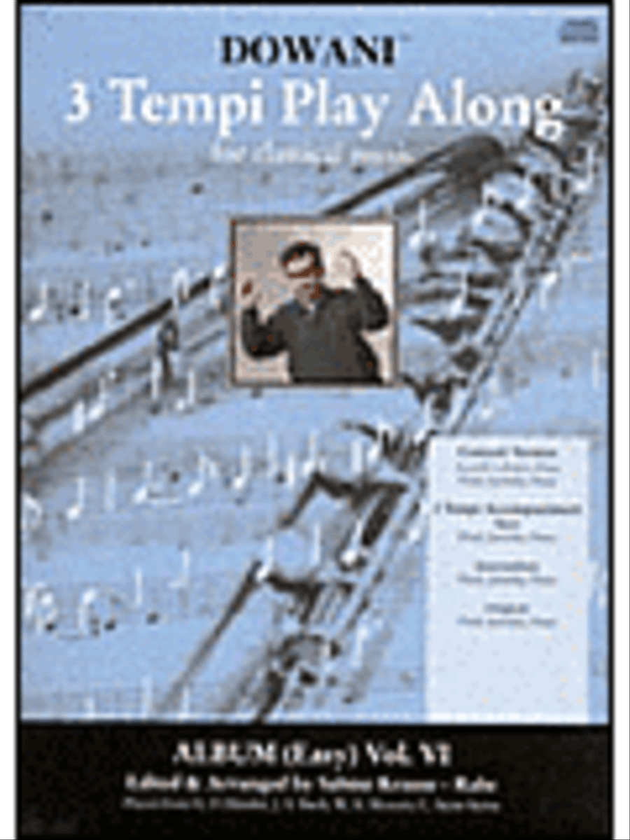 Album Vol. VI (Easy) for Flute and Piano Flute Solo scores gallery preview page 1