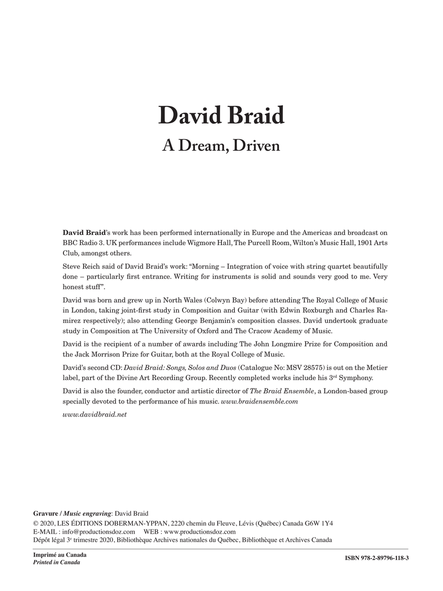 A Dream, Driven