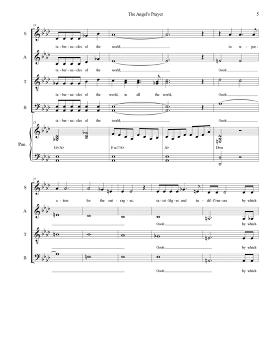 The Angel's Prayer (Solo with SATB) image number null