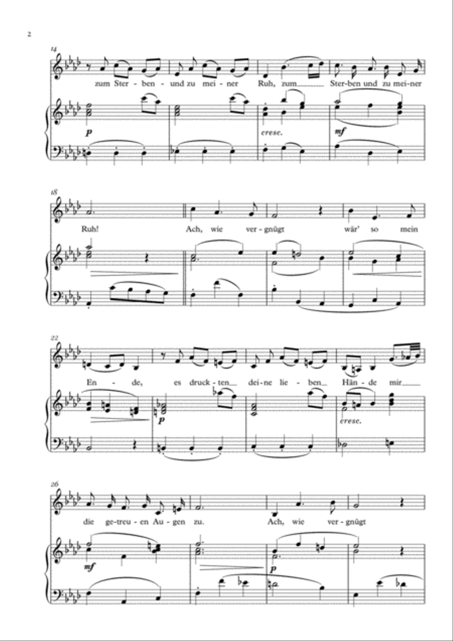 Bist du Bei Mir (A-flat Major) Small Ensemble scores gallery preview page 2
