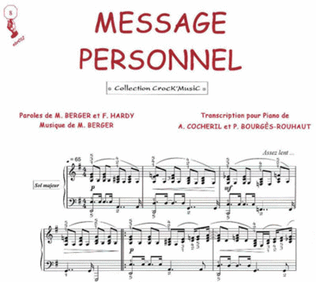 Message personnel (Collection CrocK'MusiC)