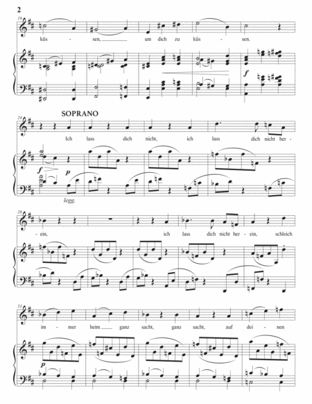 BRAHMS: Vor der Tür, Op. 28 no. 2 (transposed to D major)