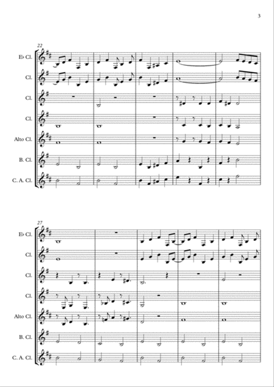 Puttin' On The Ritz Woodwind Quartet scores gallery preview page 3