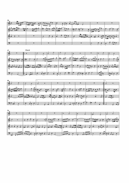 Ach Gott vom Himmel, sieh darein (no.2) (arrangement for 4 recorders)