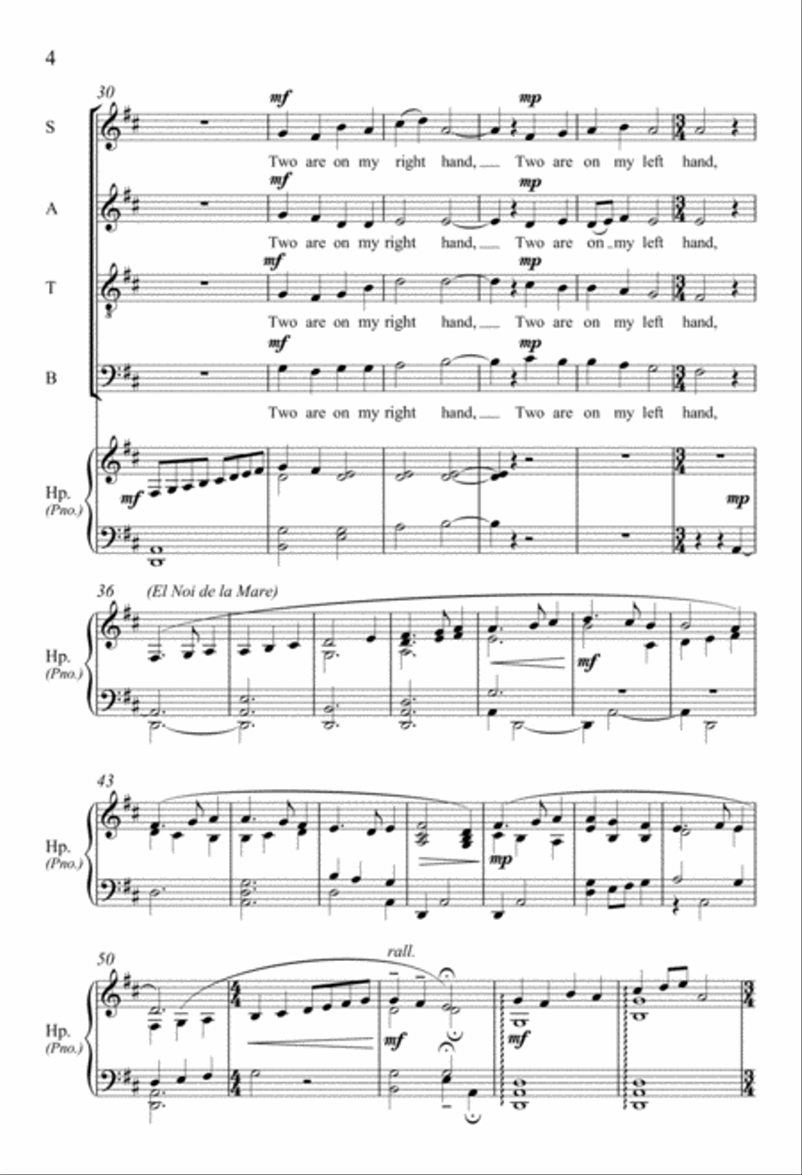 Fourteen Angels 4-Part scores gallery preview page 4