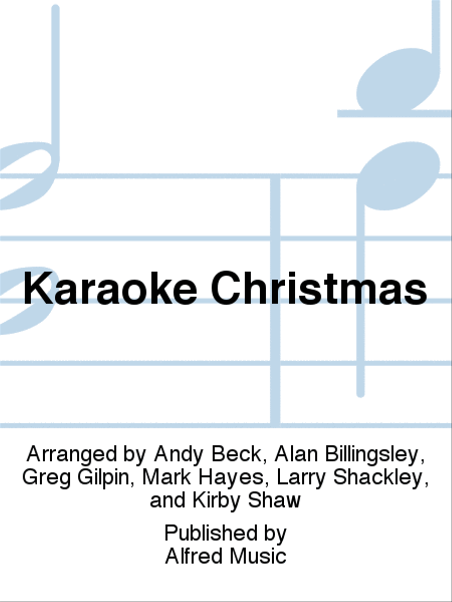 Karaoke Christmas Voice Solo scores gallery preview page 1