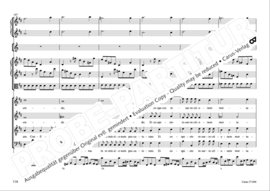 Messa per il Santissimo Natale 4-Part scores gallery preview page 107