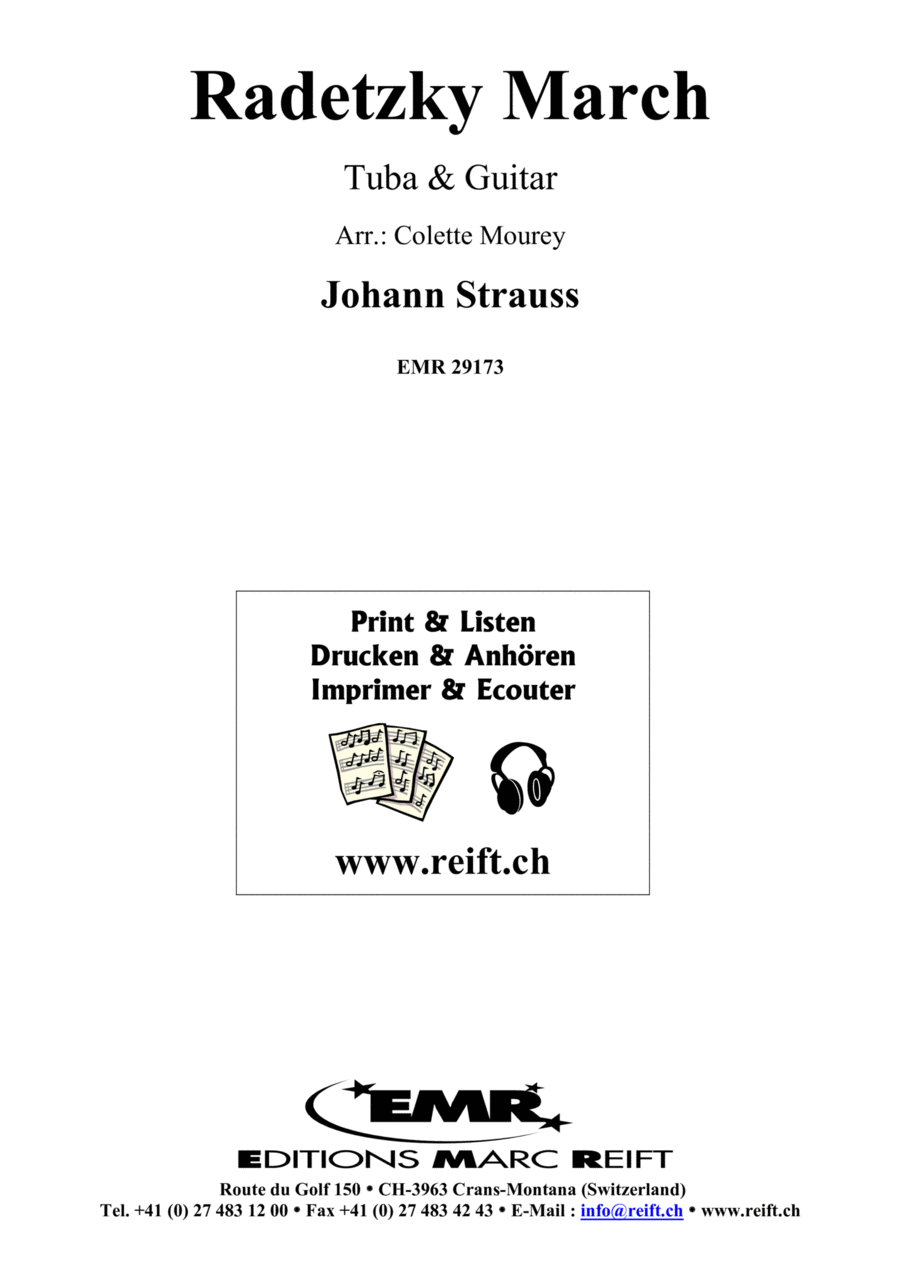 Radetzky March Radetzky March Tuba scores gallery preview page 1