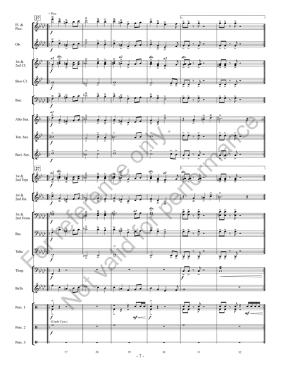 Starship Legacy Starship Legacy Concert Band scores gallery preview page 8