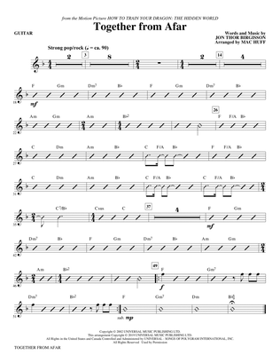 Together From Afar (from How to Train Your Dragon: The Hidden World) (arr. Mac Huff) - Guitar