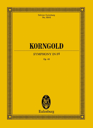 Book cover for Symphony in F-Sharp, Op. 40