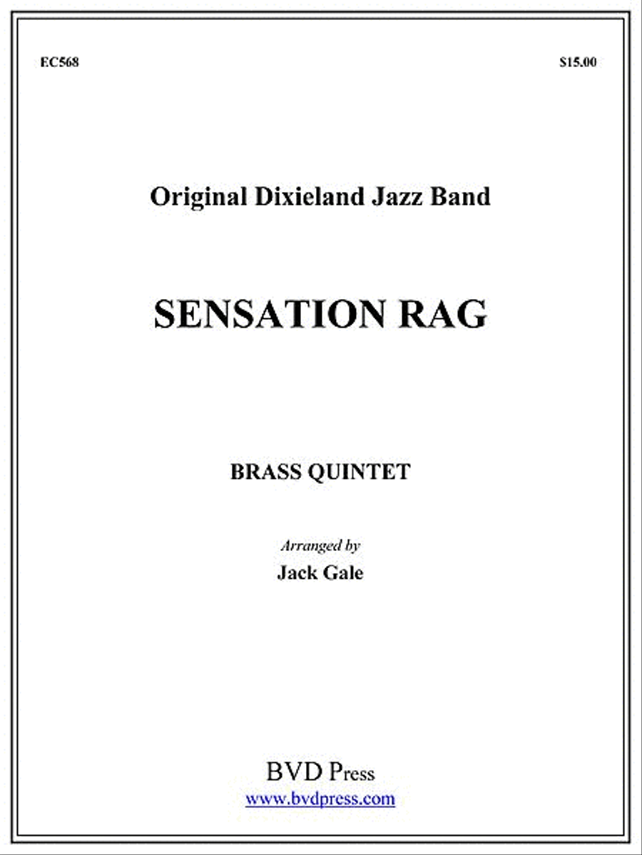 Sensation Rag Brass Quintet scores gallery preview page 1