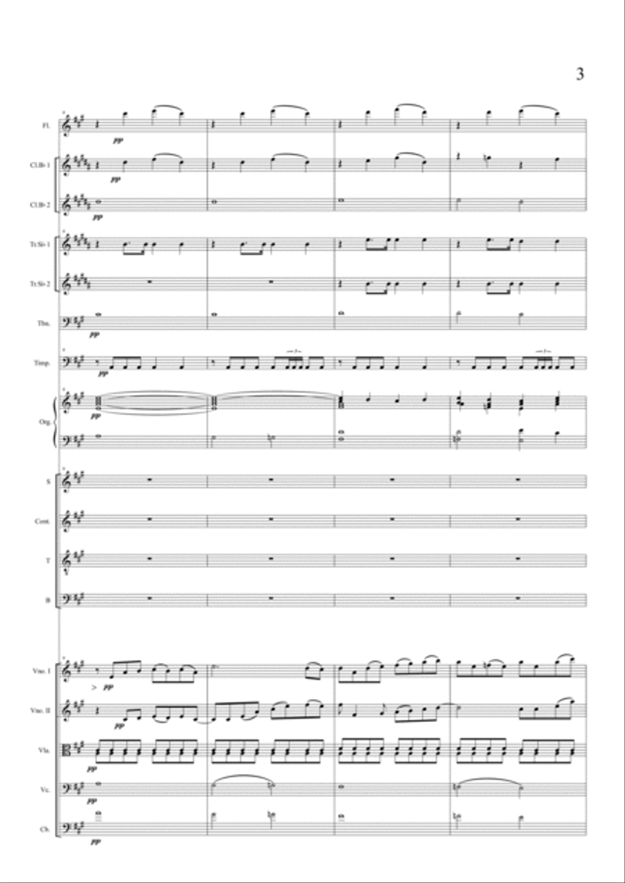 Messa in La Maggiore - Score Only Full Orchestra scores gallery preview page 3