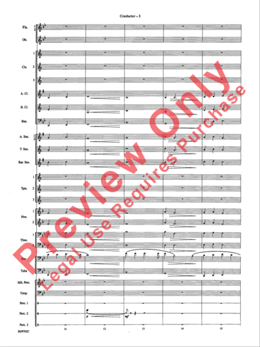 By Loch and Mountain Concert Band scores gallery preview page 6