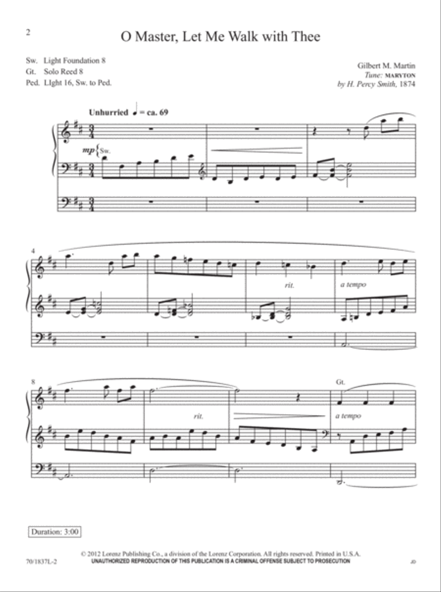 The Organist's Library, Vol. 54 Organ scores gallery preview page 2