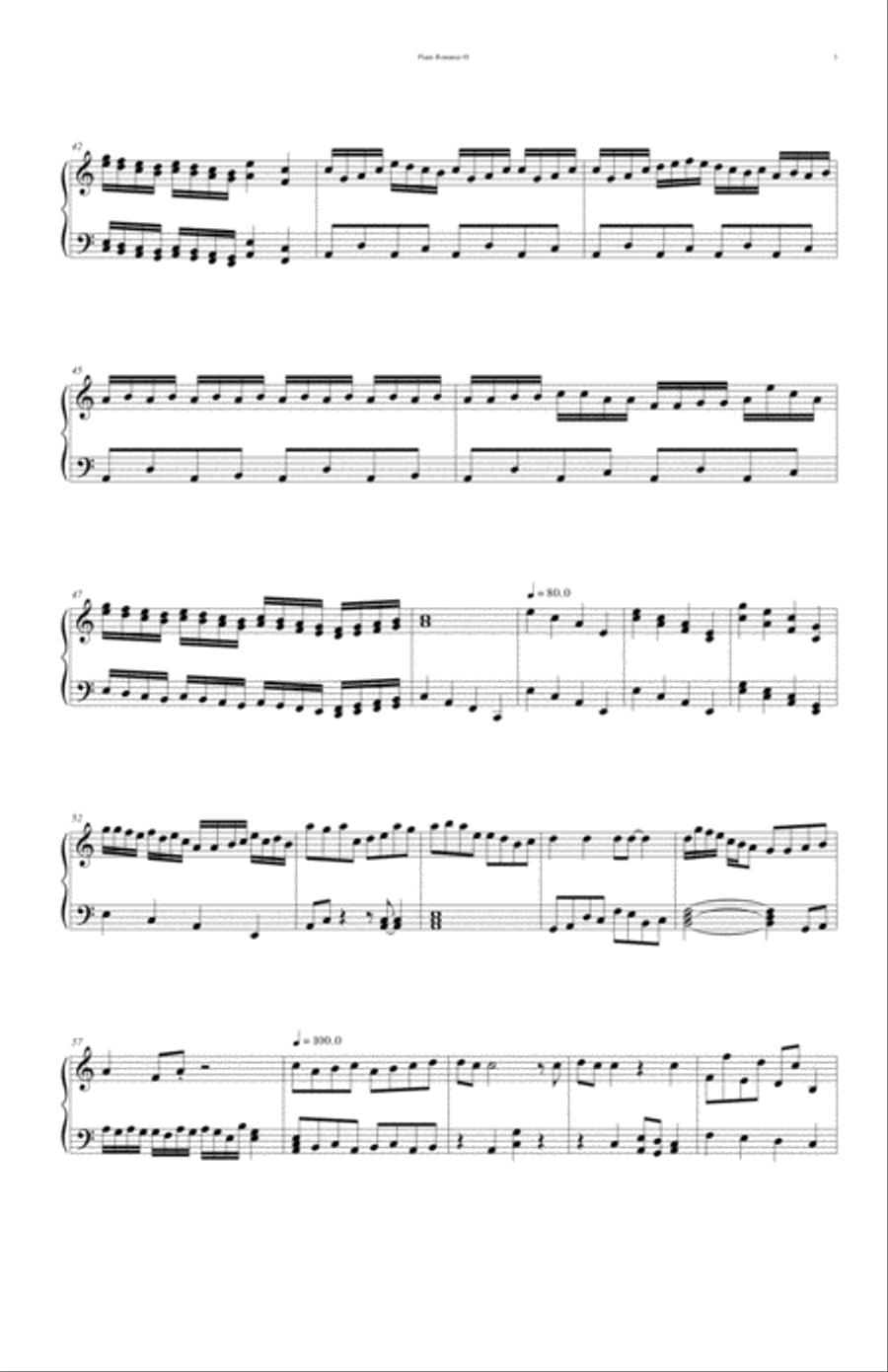 Piano Romance #8 Piano Solo scores gallery preview page 3