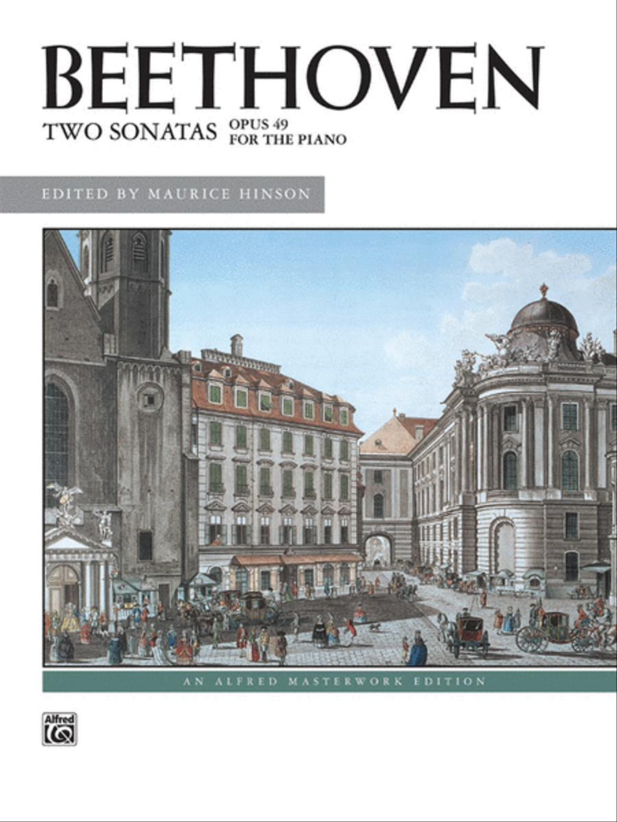 Beethoven -- 2 Sonatas, Op. 49 Piano Solo scores gallery preview page 1