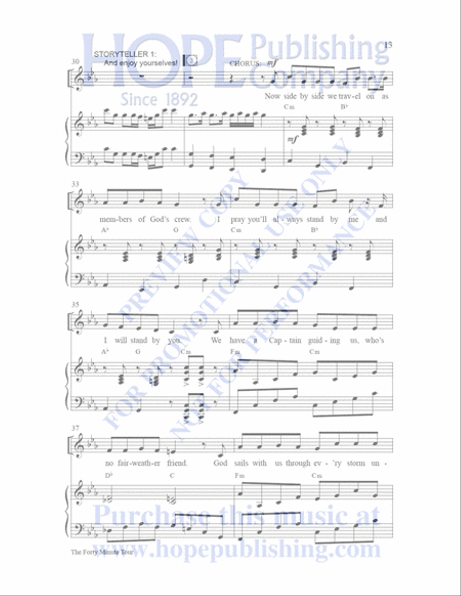 Sailor's Bible Children's Choir scores gallery preview page 14
