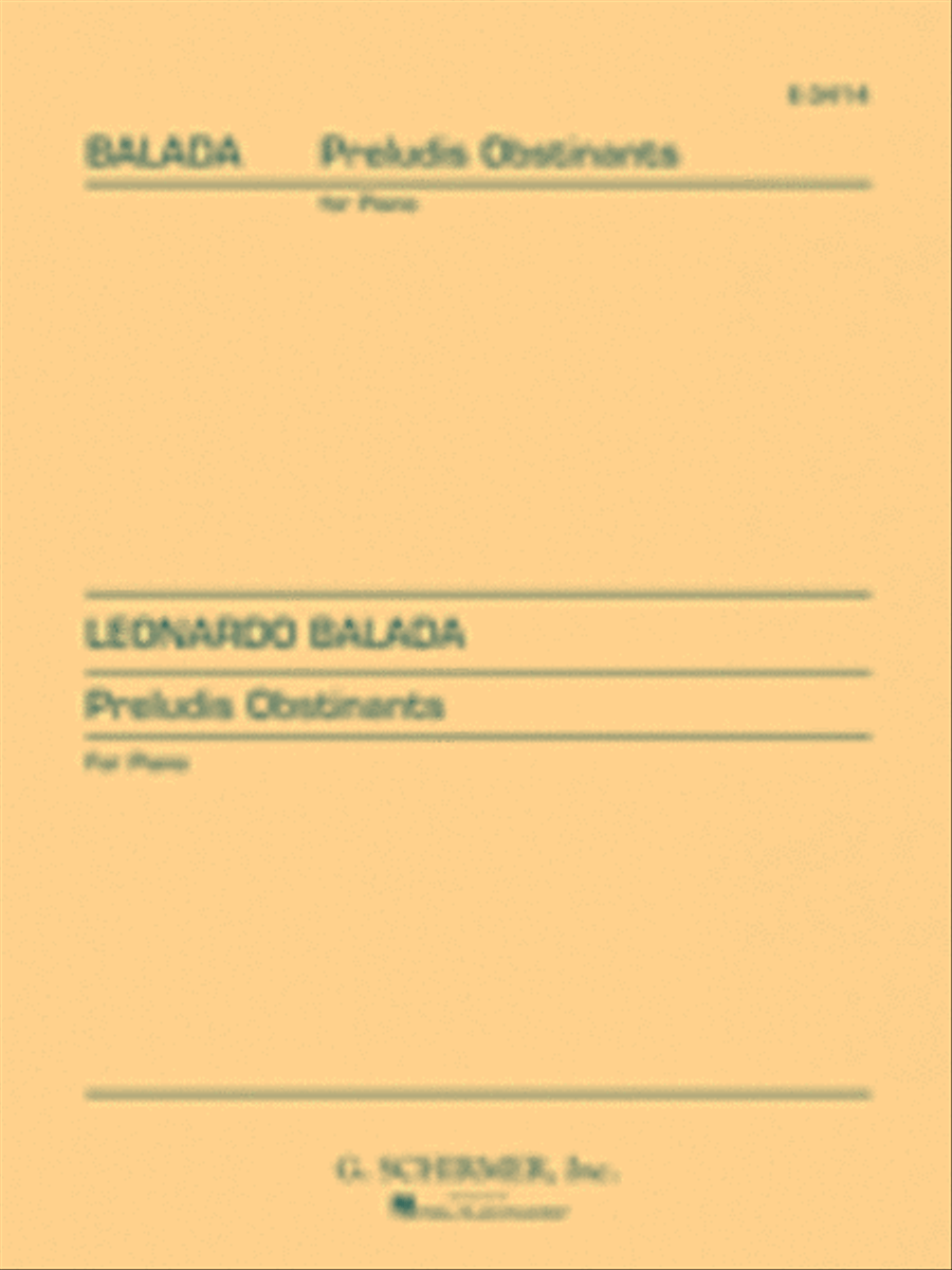 Preludis Obstinants Piano Solo scores gallery preview page 1