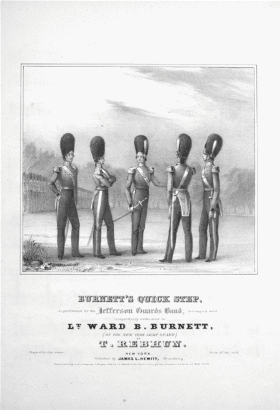 Burnett's Quick Step Piano Solo scores gallery preview page 1