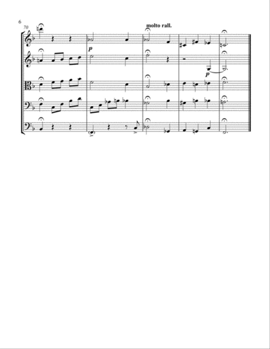 Waltz for Debby - Bill Evans String Quintet String Quintet scores gallery preview page 6