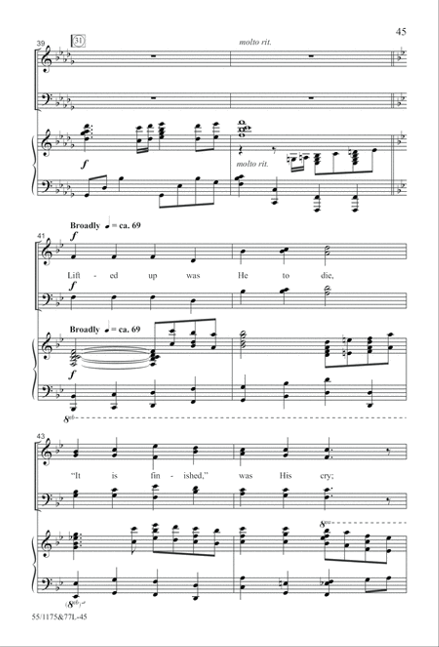 Behold the Lamb! 4-Part scores gallery preview page 46
