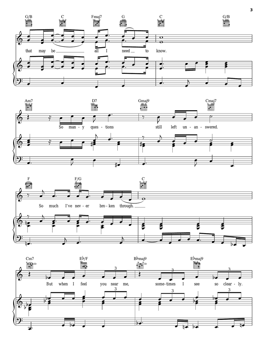 Don't Know Much Acoustic Guitar scores gallery preview page 3