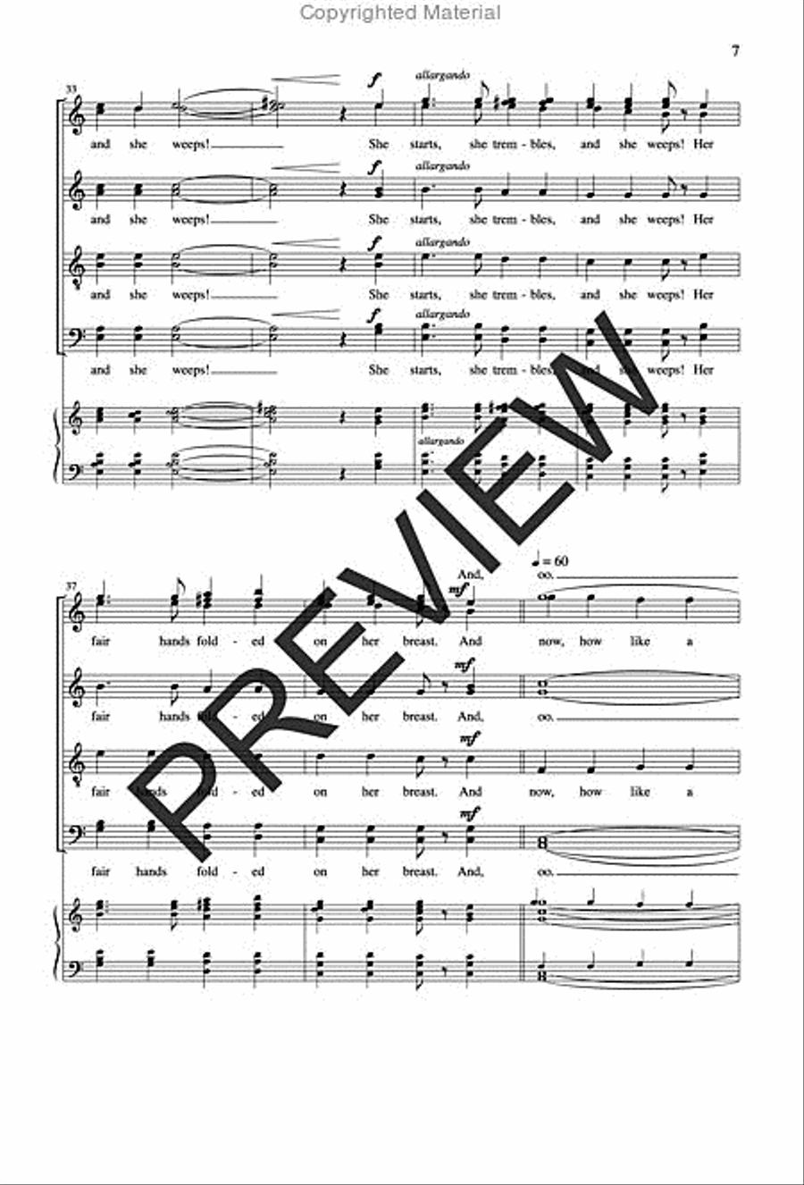 And Dream Awhile SSAATTBB scores gallery preview page 6