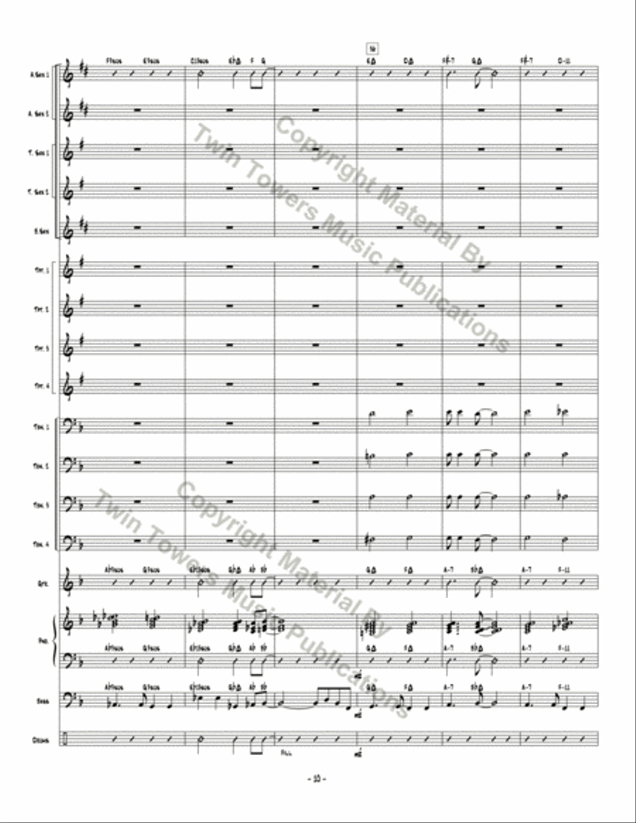 Changing Lanes Changing Lanes Jazz Ensemble scores gallery preview page 11