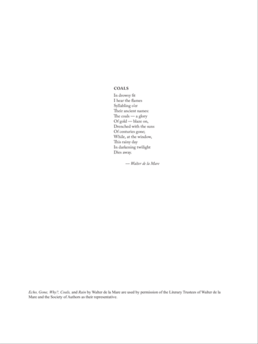 Coals Soprano Voice scores gallery preview page 1