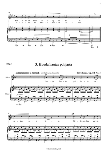 12 South Ostrobothnian Folk Songs, Op. 17b
