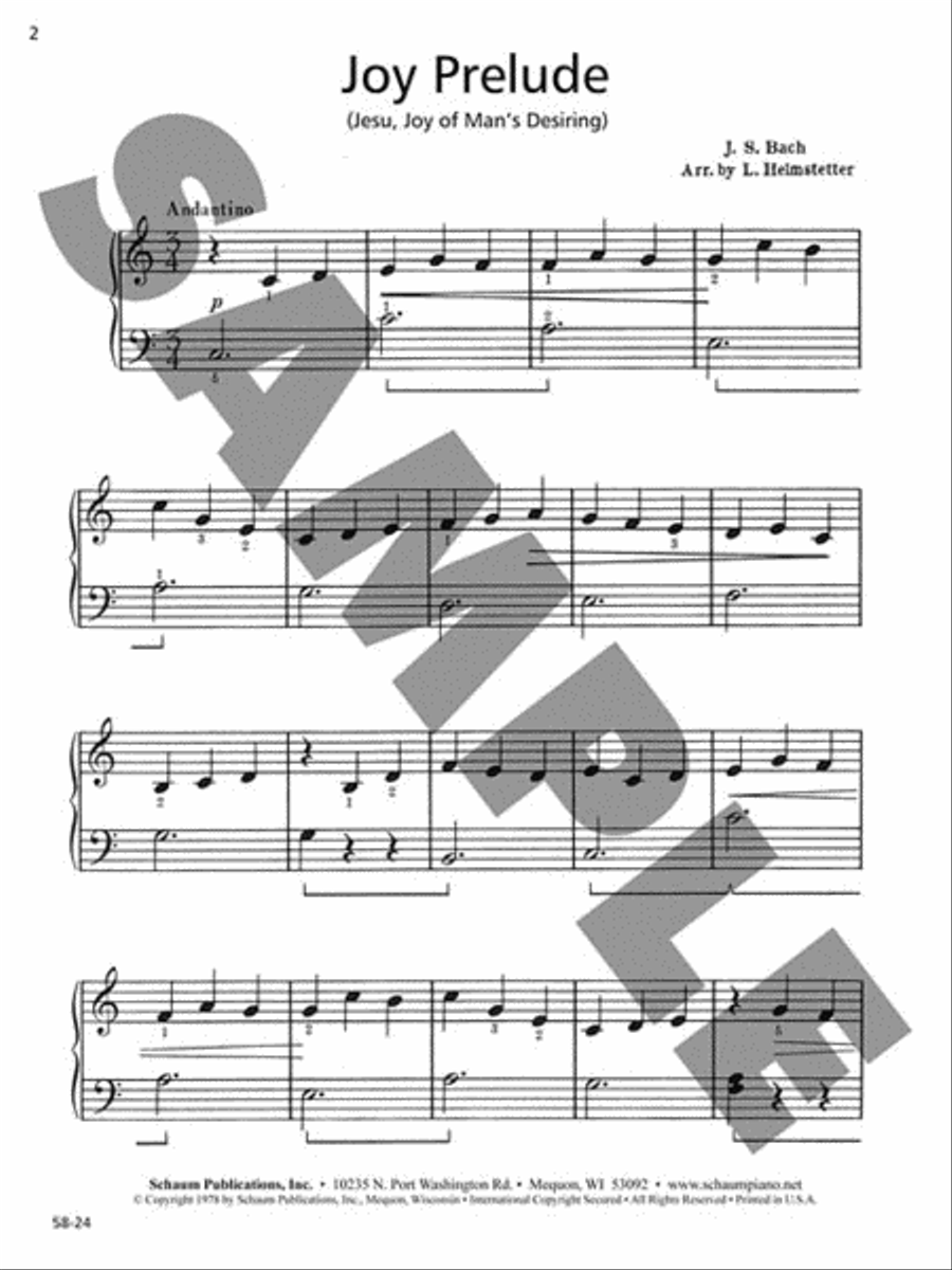 Joy Prelude Joy Prelude Piano Method scores gallery preview page 2