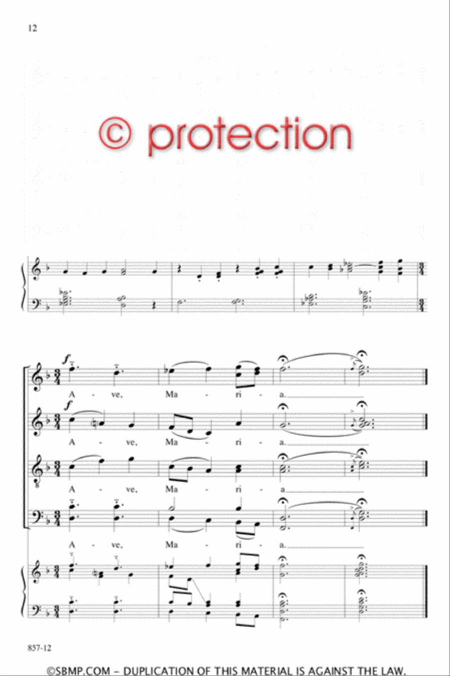 Cuncti simus - SATB Octavo 4-Part scores gallery preview page 11