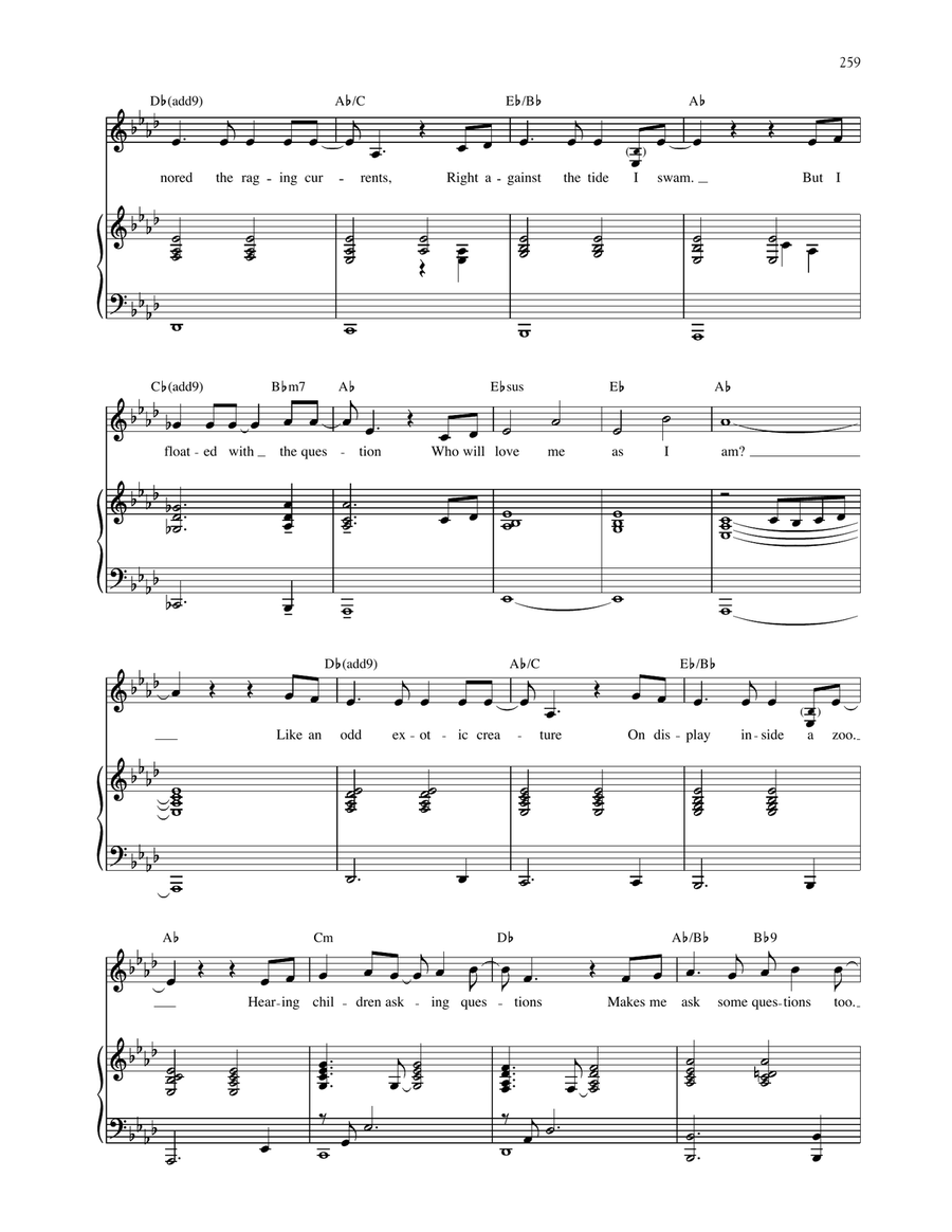 Who Will Love Me As I Am? (from Side Show) Mezzo-Soprano Voice scores gallery preview page 2