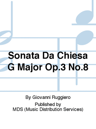 Sonata da Chiesa G Major op.3 no.8