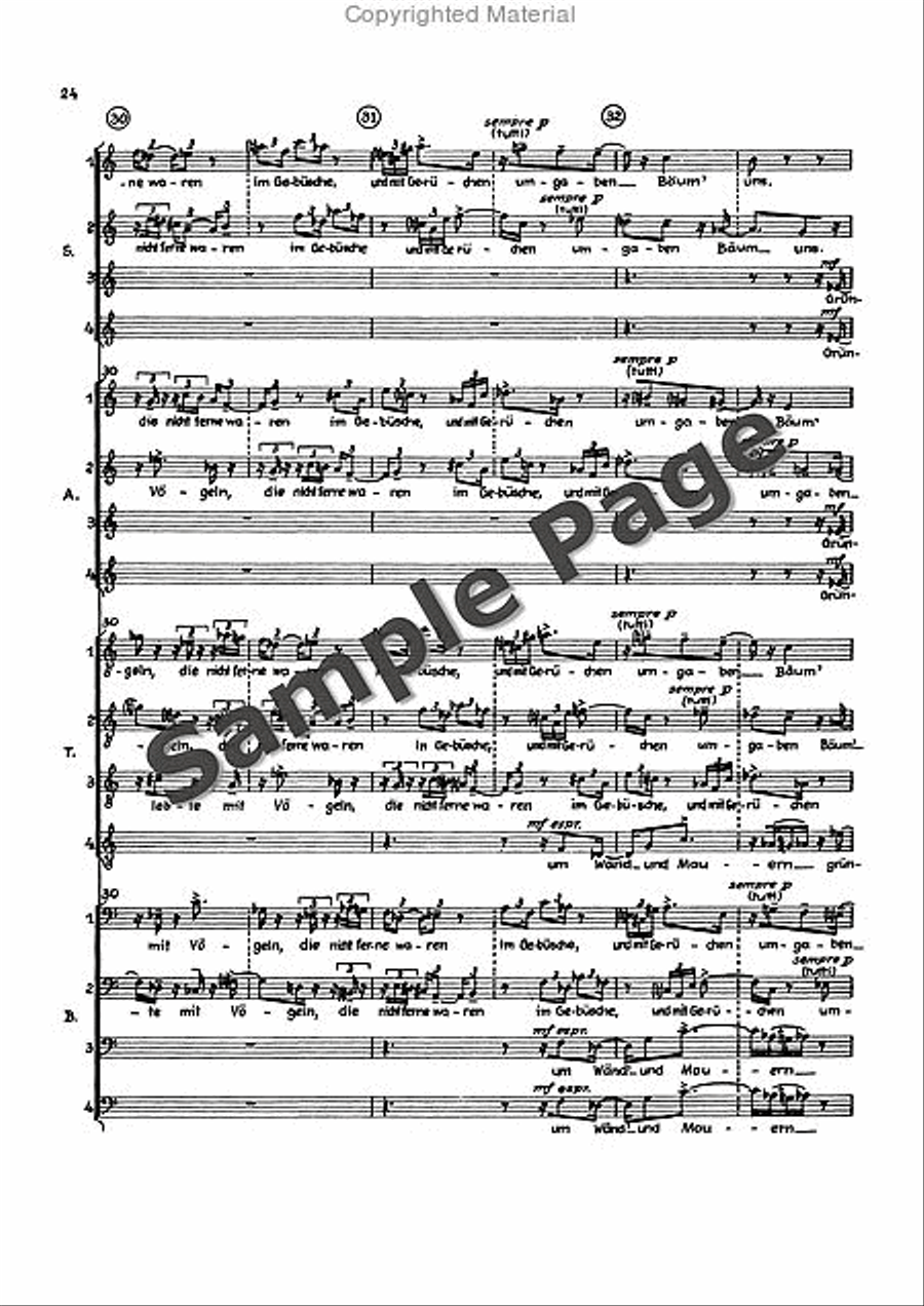 3 Phantasien 4-Part scores gallery preview page 25