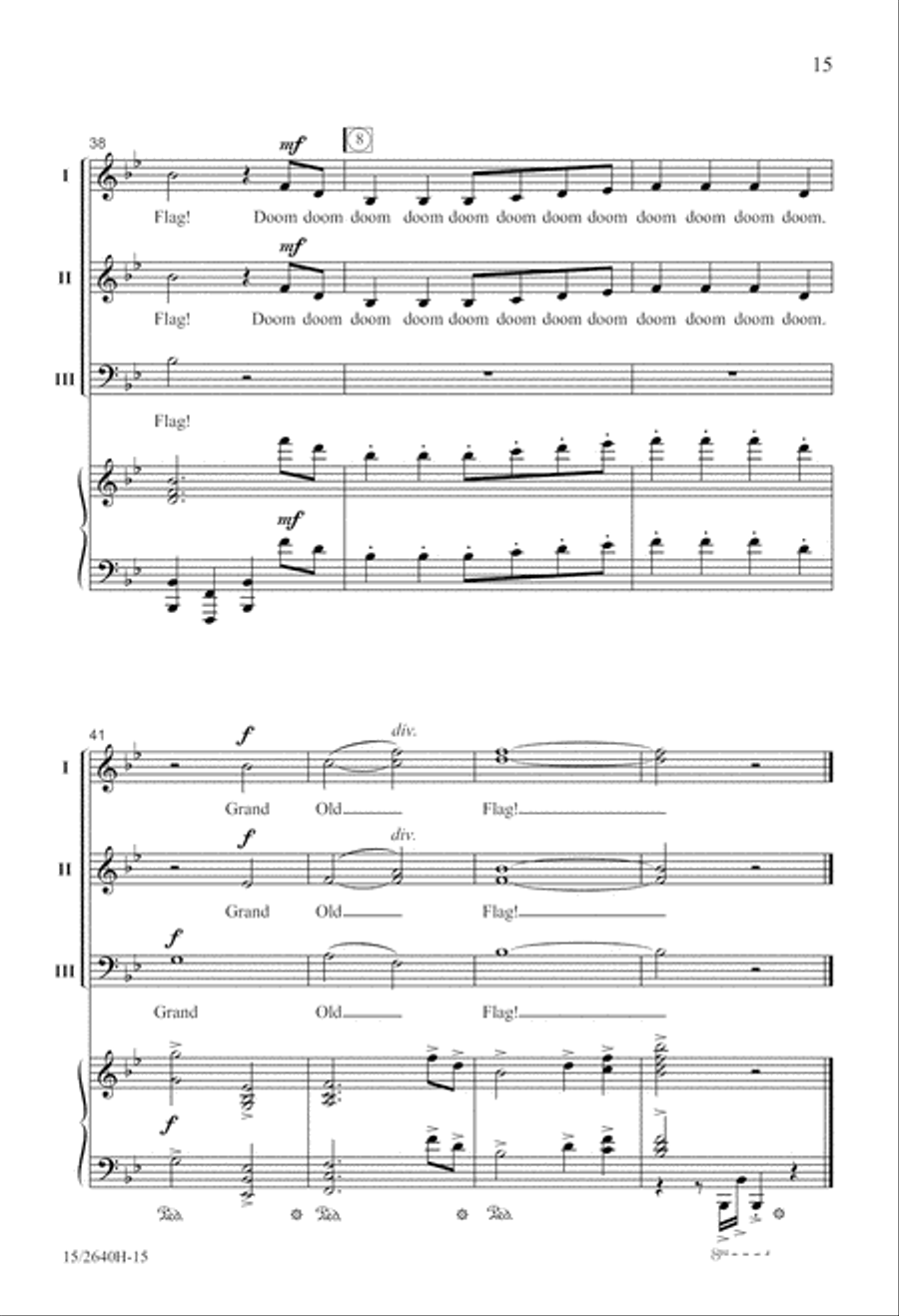 Here's Two Cohan! Here's Two Cohan! 3-Part scores gallery preview page 16