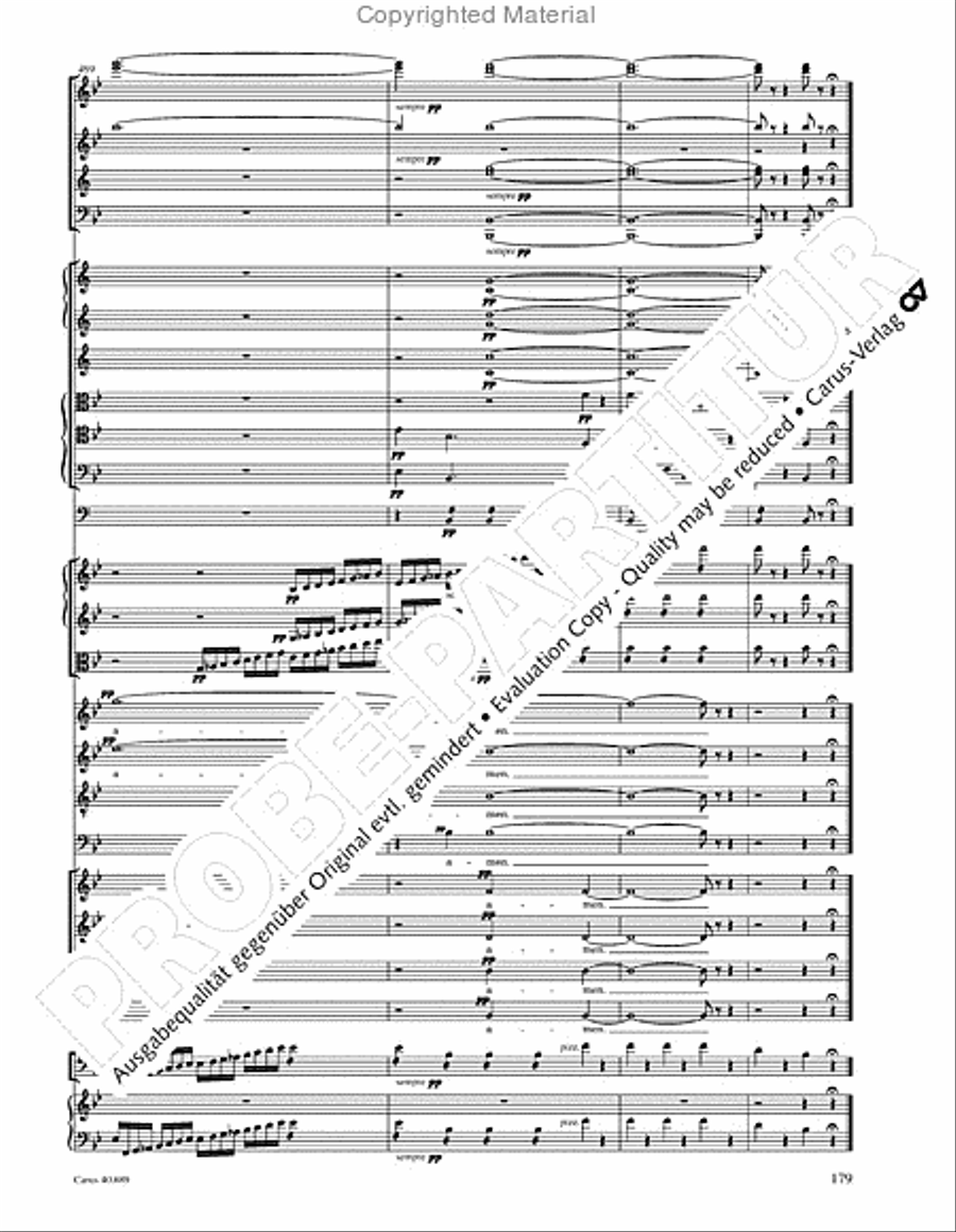 Missa solemnis Missa solemnis 4-Part scores gallery preview page 195