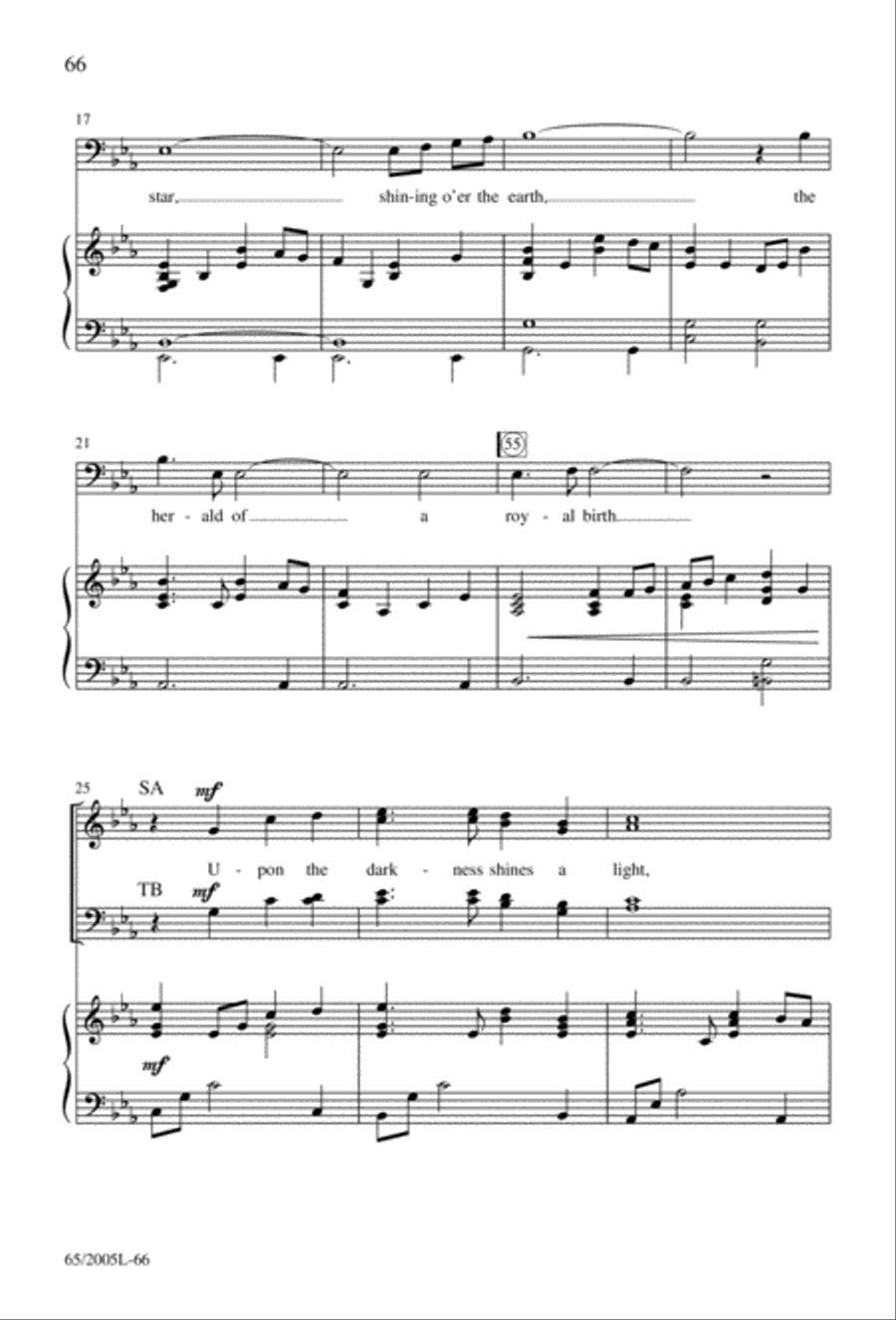 I Hear the Prophet Callin' 4-Part scores gallery preview page 67