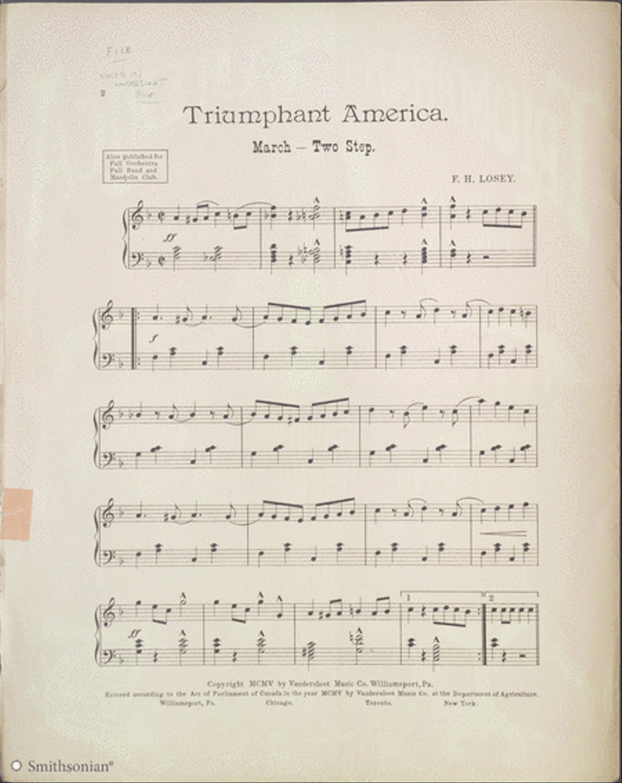 Triumphant America Piano Solo scores gallery preview page 2