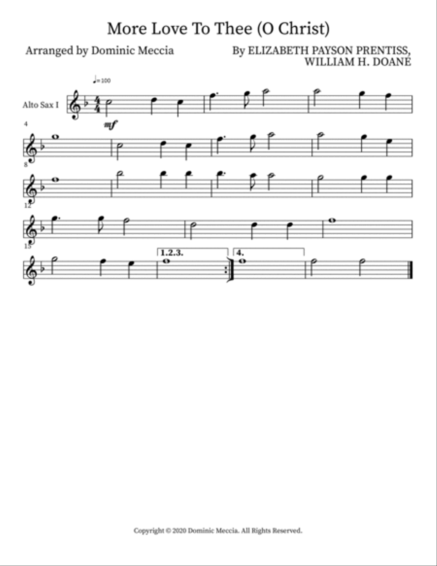 More Love To Thee (O Christ) Small Ensemble scores gallery preview page 3