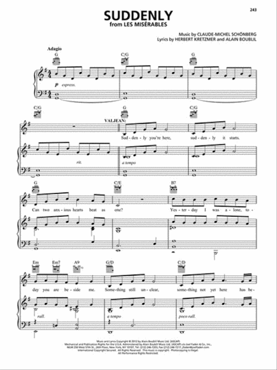Best Movie Soundtrack Songs Ever Piano, Vocal, Guitar scores gallery preview page 4