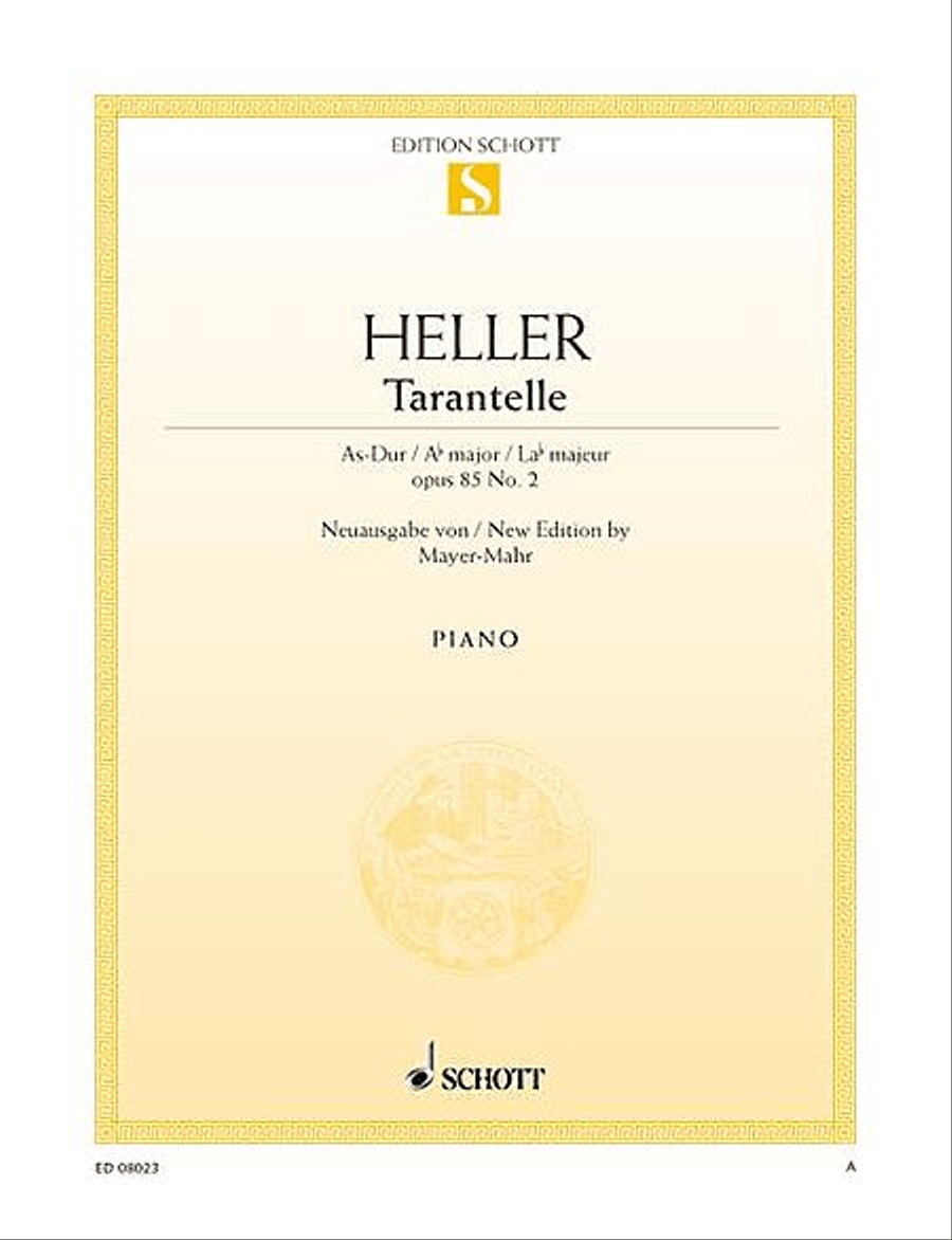 Tarantella in A-flat Major, Op. 85, No. 2 Piano Solo scores gallery preview page 1