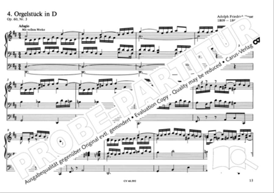 Free Organ Music from the Romantic Period, Vol. II (Freie Orgelmusik der Romantik, Band II)