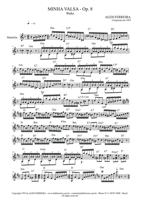 Minha Valsa, Op.8
