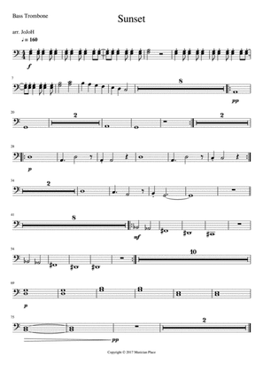 Sunset - Bass Trombone