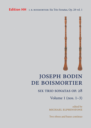 Book cover for Six Trio Sonatas, Op. 28, vol. 1