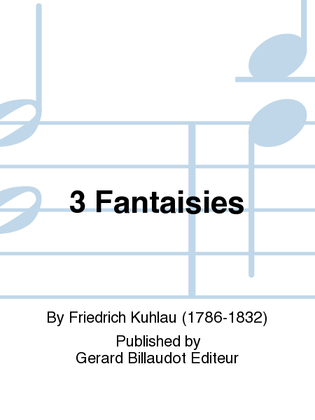 Book cover for 3 Fantaisies